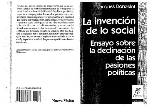 La Invencion De Lo Social