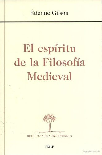 El espíritu de la filosofía medieval