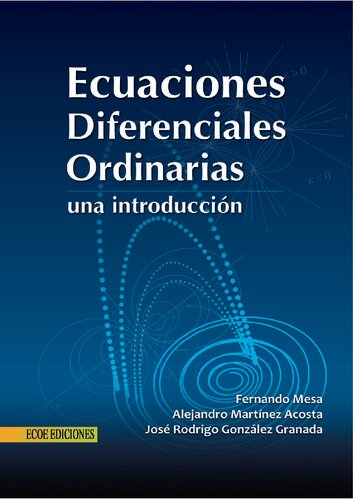 Ecuaciones diferenciales ordinarias una introducción