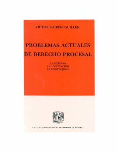 Problemas Actuales Del Derecho Penal