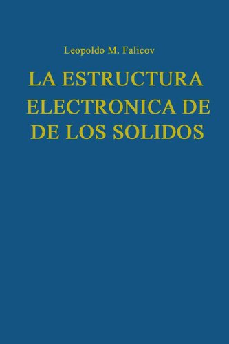 Estructura Electronica De Los Solidos