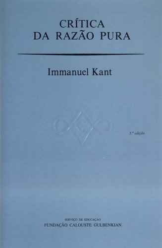 Crítica da Razão Pura
