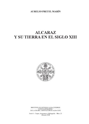 Alcaraz y su tierra en el siglo XIII