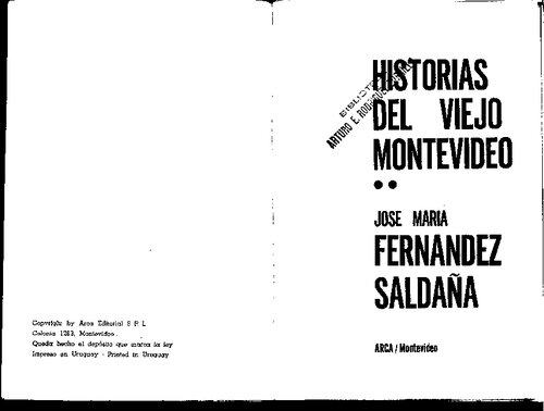 Historias Del Viejo Montevideo 2