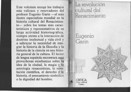 La revolución cultural del renacimiento