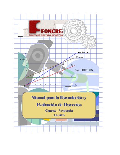 manual para la formulación y evaluación de proyectos