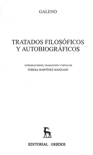 Tratados Filosoficos Y Autobiograficos