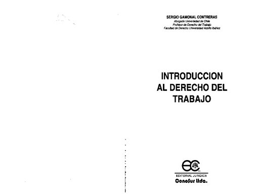 Introduccion Al Derecho Del Trabajo