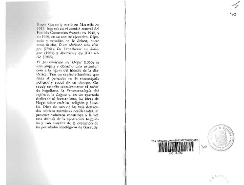 El pensamiento de Hegel