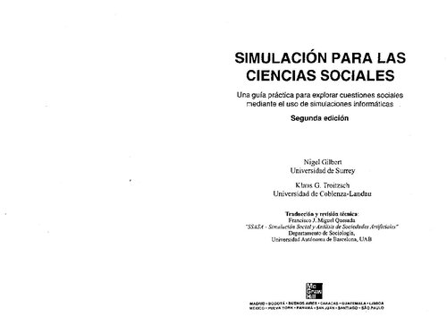 Simulacion En Ciencias Sociales