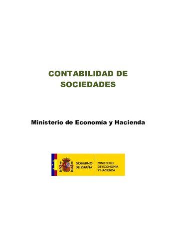 Contabilidad De Sociedades