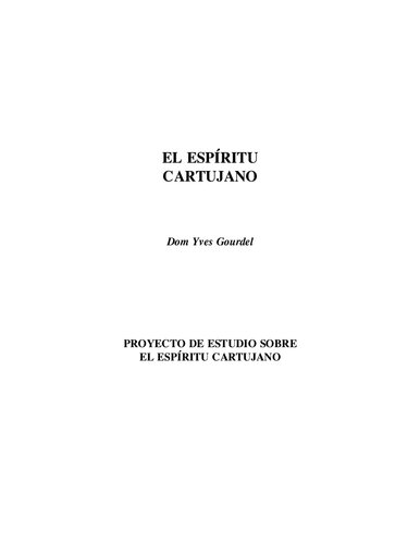 El Espiritu Cartujano