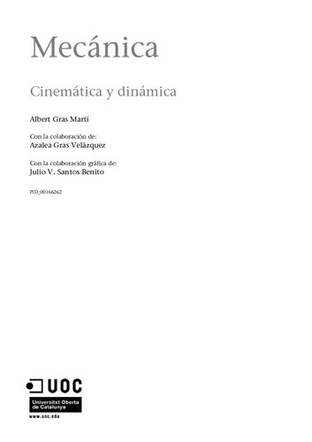 Mecanica Cinematica Y Dinamica