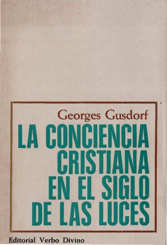 La Conciencia Cristiana En El Siglo De Las Luces