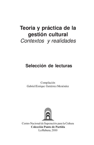 Teoria y práctica de la  gestión cultural -Enrique-.pmd