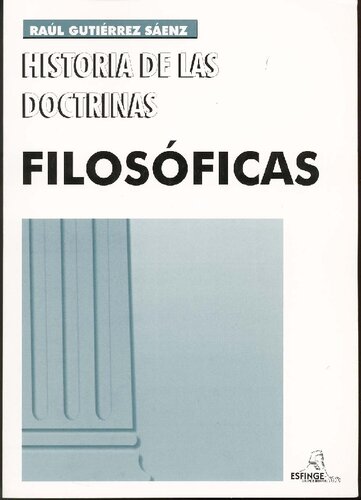 Historia De Las Doctrinas Filosoficas