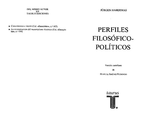 Perfiles Filosofico Politicos