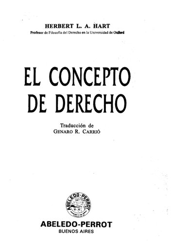 El Concepto de Derecho
