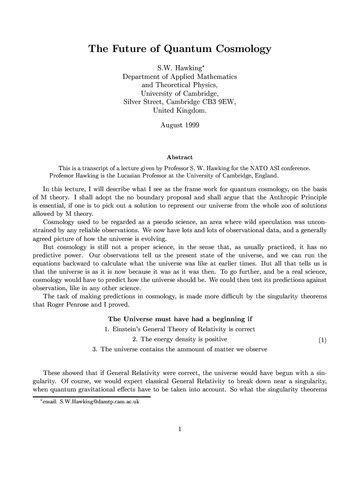 The Future Of Quantum Cosmology