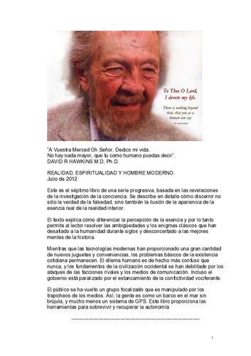 Realidad Espiritualidad Y Hombre Moderno