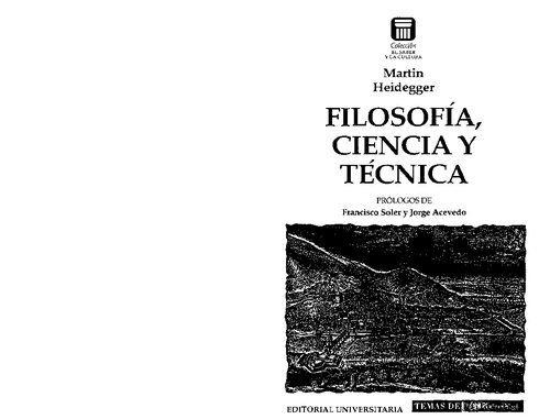 Filosofía, ciencia y técnica