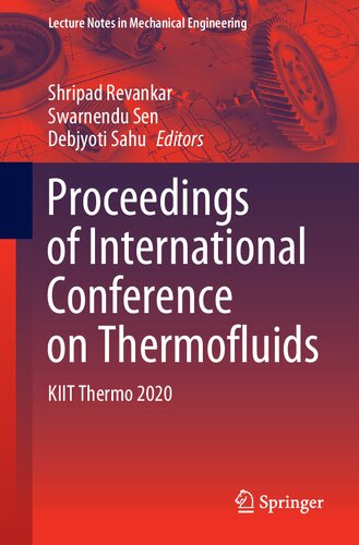 Proceedings of International Conference on Thermofluids: KIIT Thermo 2020