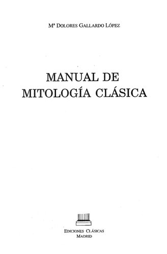 Manual De Mitologia Clasica