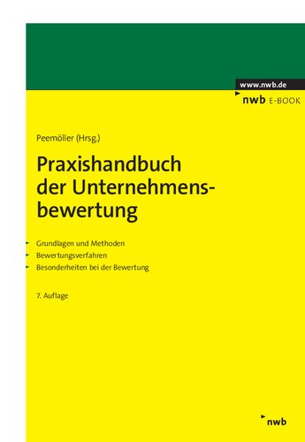 Praxishandbuch der Unternehmensbewertung