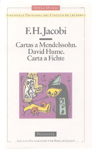 Cartas A Mendelssohn