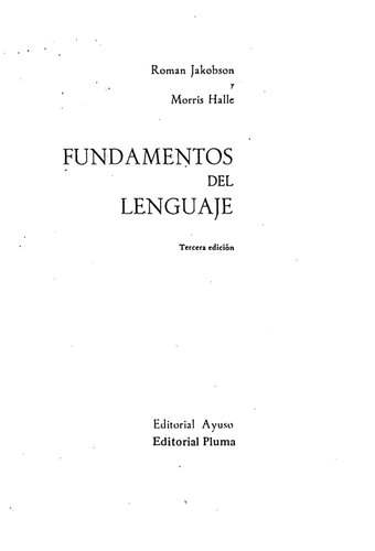 Fundamentos Del Lenguaje
