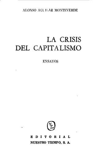 La crisis del capitalismo