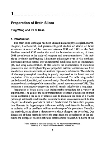 Neurotransmitter Methods
