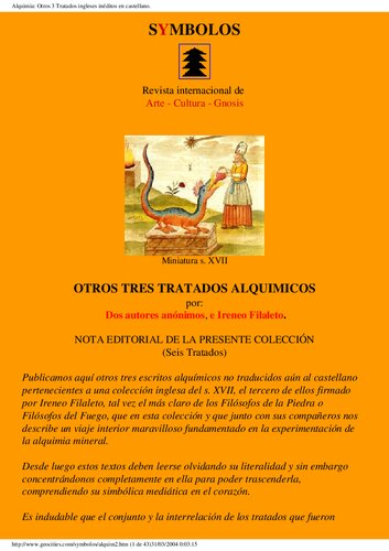 3 Tratados Ingleses Ineditos En Castellano