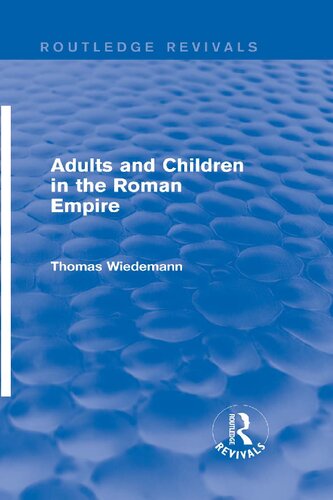 Adults and Children in the Roman Empire