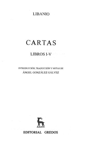 Cartas Libros I