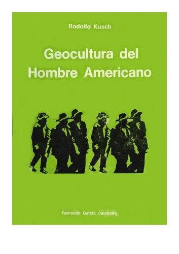 Geocultura del hombre americano