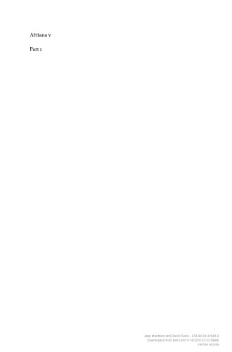 Aëtiana V: An Edition of the Reconstructed Text of the Placita with a Commentary and a Collection of Related Texts (4 vols.)