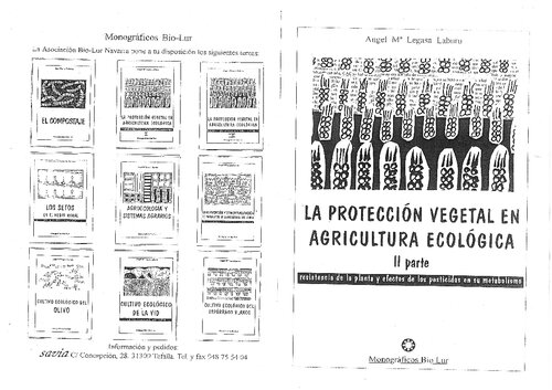 La Proteccion Vegetal En Agricultura Ecologica Ii Pdf