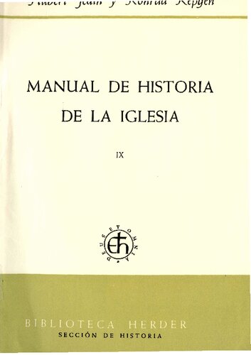 Manual De Historia De La Iglesia 9