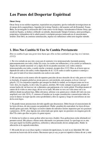 Los Pasos Del Despertar Espiritual