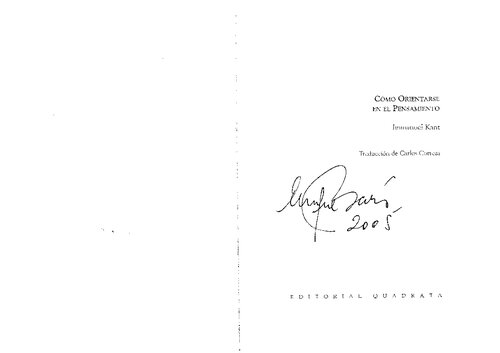 Como Orientarse En El Pensamiento