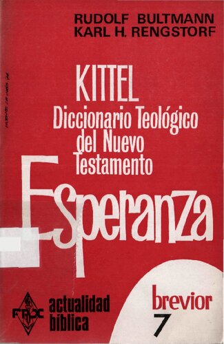 Diccionario Teologico Del Nuevo Testamento