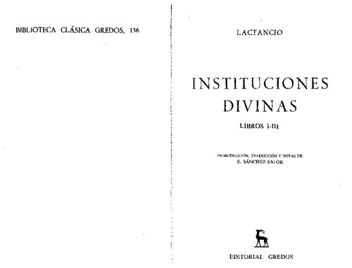 Instituciones Divinas