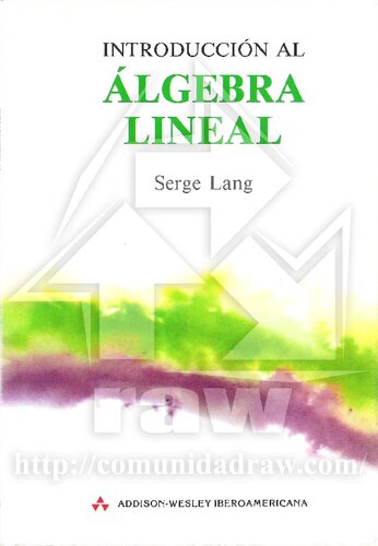 Introduccion Al Algebra Lineal