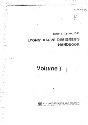 Lyons' Valve Designer's Handbook