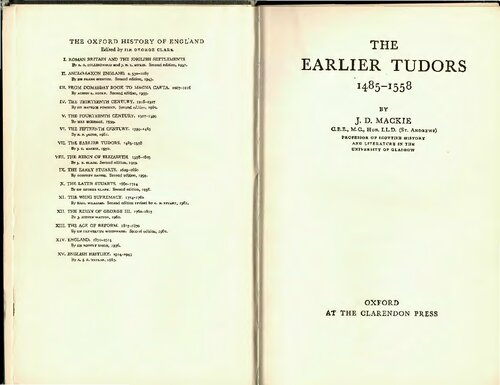 The Earlier Tudors 1485-1558