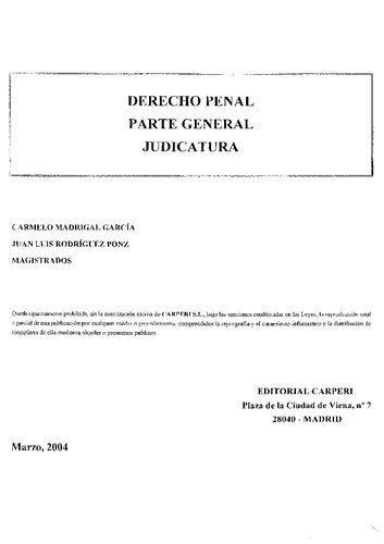 Derecho Penal Parte General