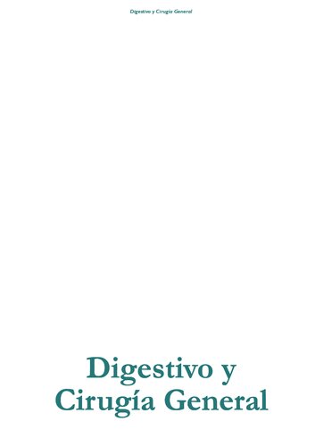 Digestivo Y Cirugia General