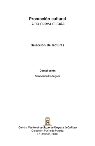 Promocion Cultural Una Nueva Mirada