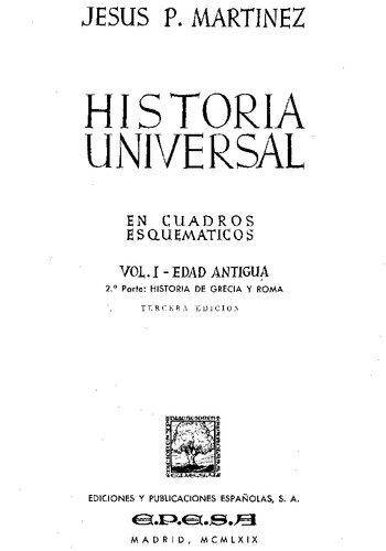 Historia Universal En Esquemas 1